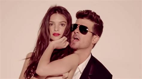 blurred lines nude video
