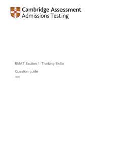 Read Bmat Section 1 Question Guide 