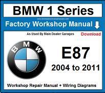 Bmw E87 Workshop Manual