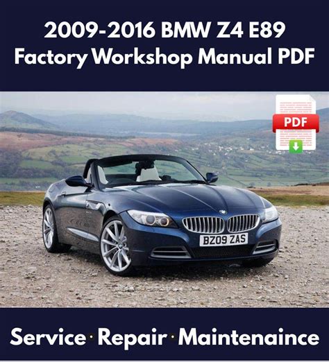 Bmw E89 Workshop Manual