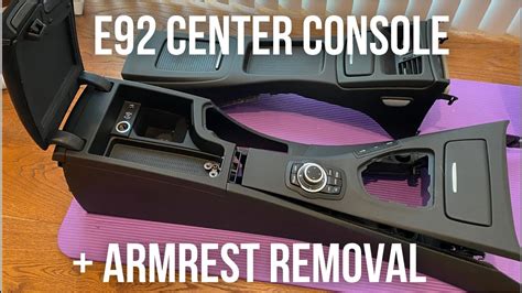 Bmw E92 Remove Centre Console