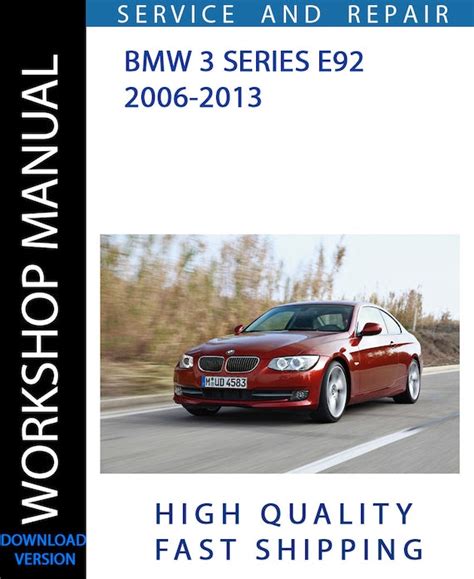 Bmw E92 Workshop Manual