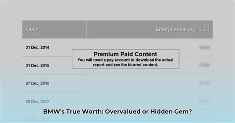 Bmw Enterprise Value