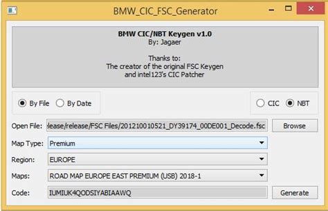 bmw fsc codes generator