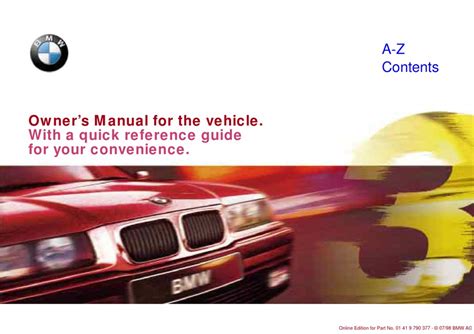 Download Bmw 318I Free Owners Manual 