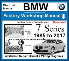 Read Bmw 7 Series Workshop Manual 