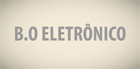 Bo Eletronico Ce