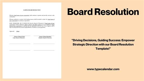 Full Download Board Resolution Template 6 Free Templates In Pdf Word 