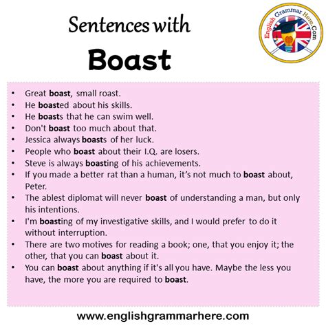 Boast Synonym