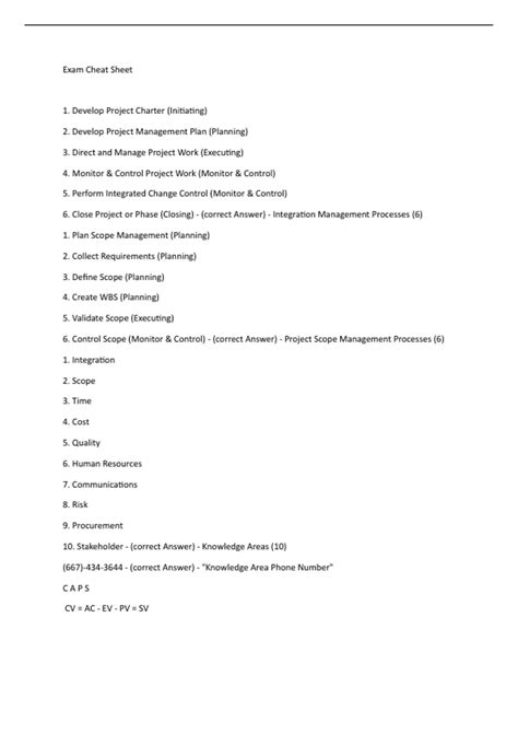 Boat Smart Exam Cheat Sheet