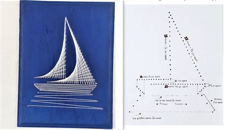 Boat String Art Pdfslibforme