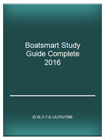Download Boatsmart Study Guide Complete 2009 