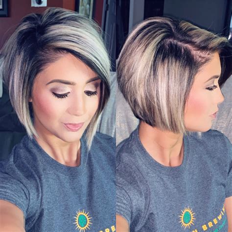 bob haircuts with two colors