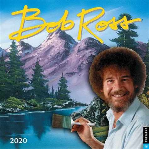 bob ross 2020 wandkalender