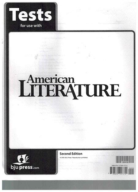 Full Download Bob Jones American Literature Study Guides 