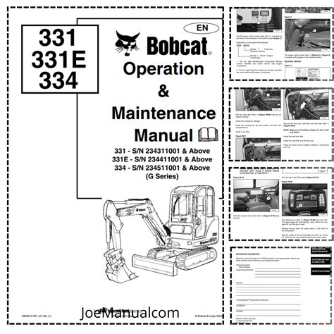 Bobcat 331 Operator Manual