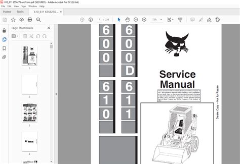 Read Online Bobcat 610 Service Manual File Type Pdf 