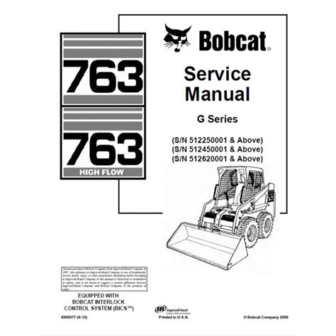 Read Online Bobcat 763 Operators Manual 
