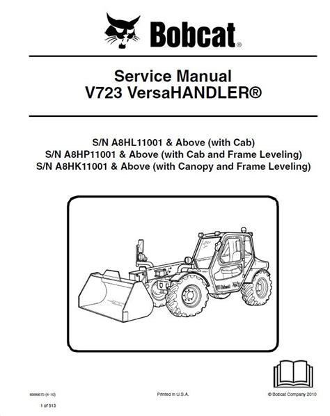 Read Online Bobcat Parts Manual V723 