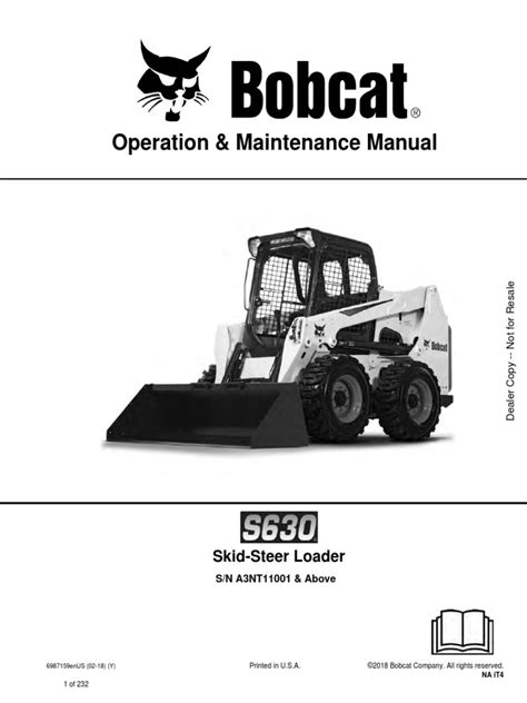 Full Download Bobcat S630 Operator Manual File Type Pdf 