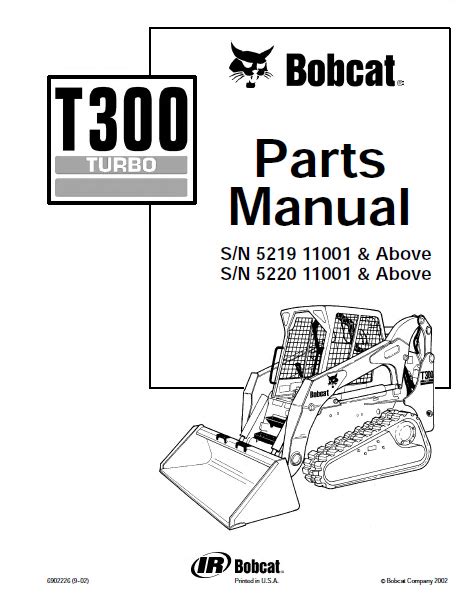 Read Bobcat T300 Parts Manual Pdf 