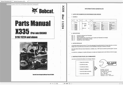 Full Download Bobcat X335 Parts Manual File Type Pdf 