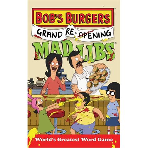Read Bobs Burgers Mad Libs 