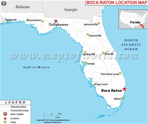 boca florida map
