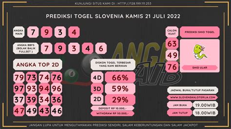 Bocoran Angka Slovenia Hari Rabu 01 Maret 2023 - Data Togel Slovenia