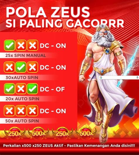 BOCORAN POLA ZEUS HARI INI - Bocoran Trik slot gacor hari ini Info Pola zeus gacor hari