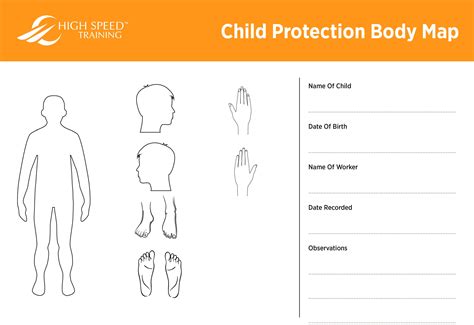 Body Map Template Child   6 Amazing Blank Outline Of Body - Body Map Template Child
