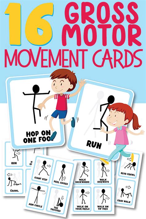 Body Movement Gross Motor Activity Cards Teacher Made Body Movements Worksheet - Body Movements Worksheet