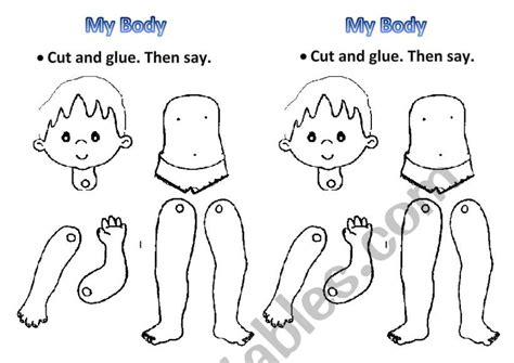 Body Parts Cut And Stick Activity 124 Apple Labelling Body Parts Ks1 - Labelling Body Parts Ks1