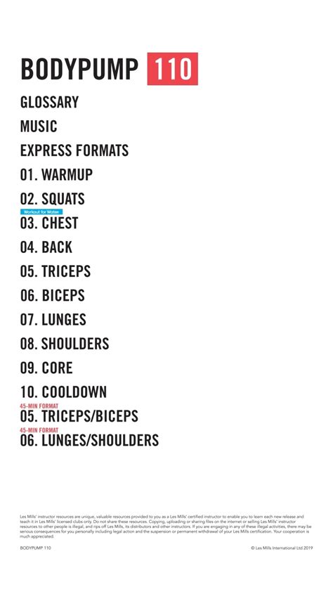 Bodypump 94 Choreography Notes Pdf Swwatchz