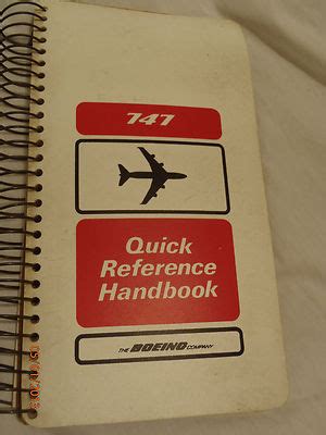 boeing 747 quick reference handbook amevoice com