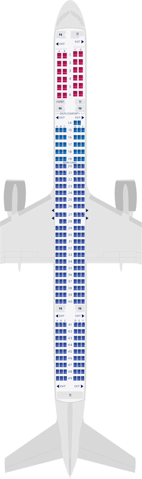 Boeing 757 Seating Chart