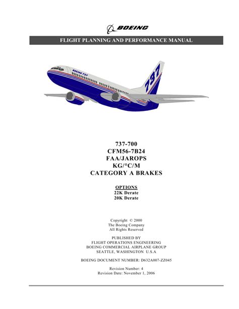 Boeing Flight Planning And Performance