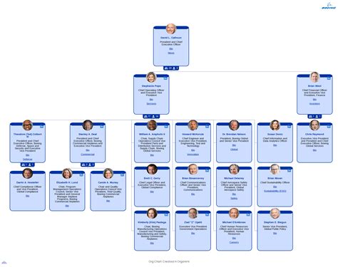 Boeing Matrix Organizational Structure