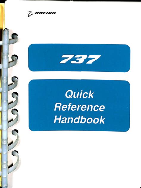 Boeing Quick Reference Handbook