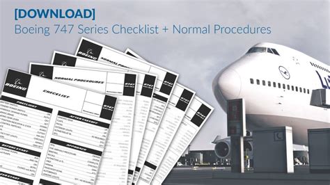 Full Download Boeing 747 400 Normal Procedures Guide Mypetsore 