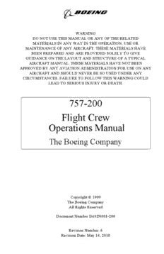 Read Online Boeing 757 Operations And Training Manual Pdf 