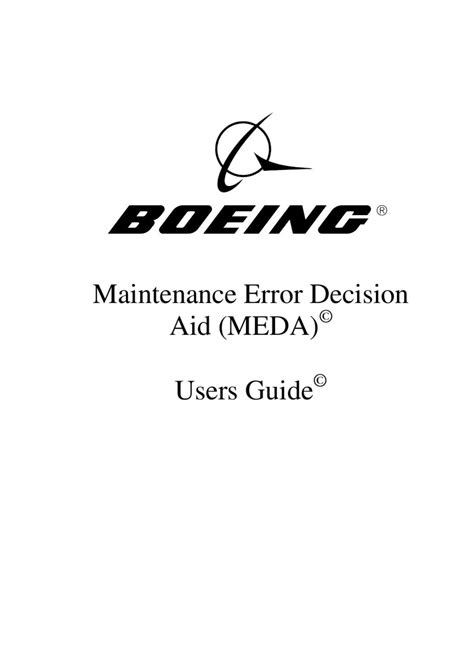 Read Online Boeing Meda User Guide 