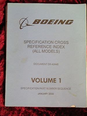 Full Download Boeing Specification Cross Reference Index 