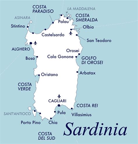 Boende Stintino Sardinia Map