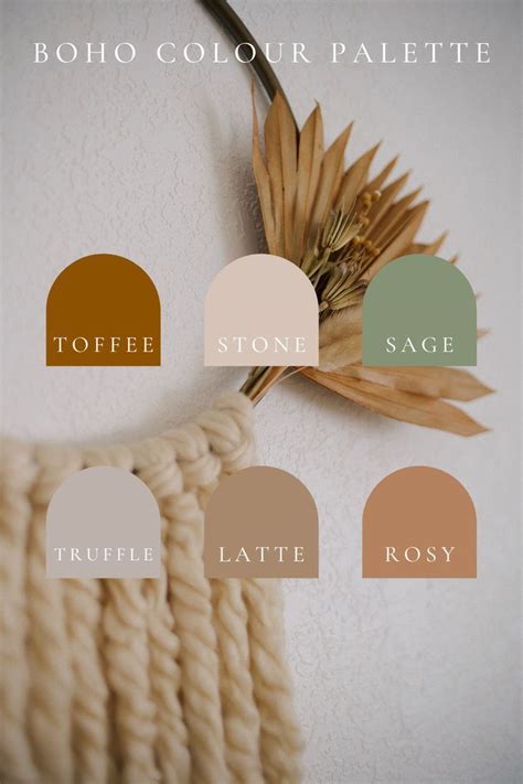 boho colors