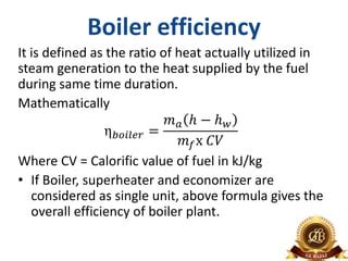 Boiler Efficiency Formula