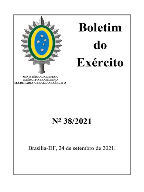 Boletim Do Exercito