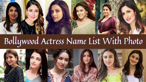 Bollywood Actress Name