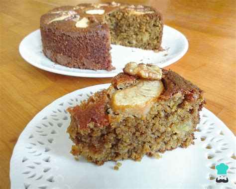 bolo de maçã de liquidificador