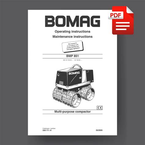 bomag bmp851 manual